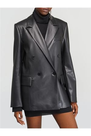 Eco-leather double-breasted jacket SEMI COUTURE | Y4WT20Y690